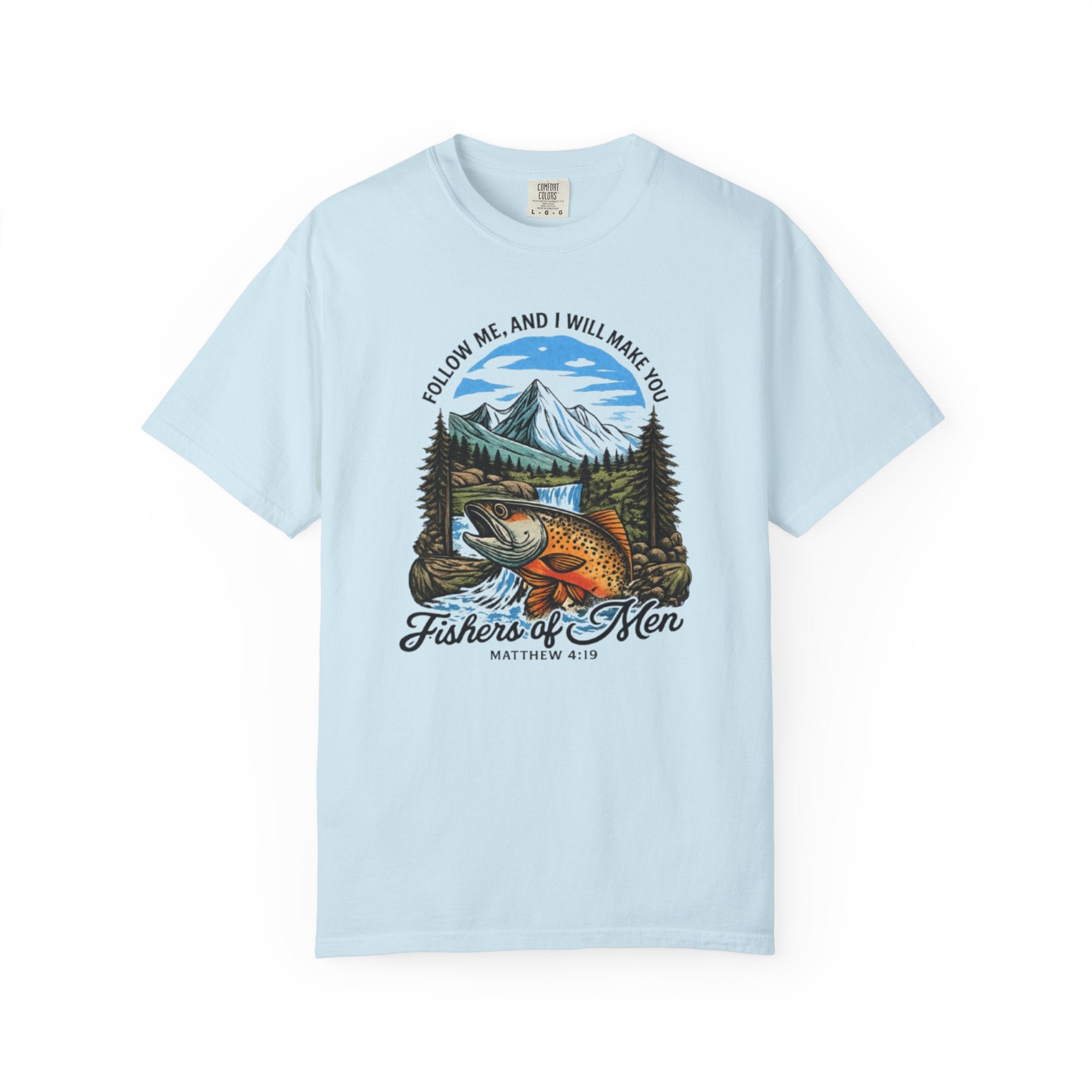 Fishers of Men T-Shirt — Christian Fishing Graphic Tee (Matthew 4:19)