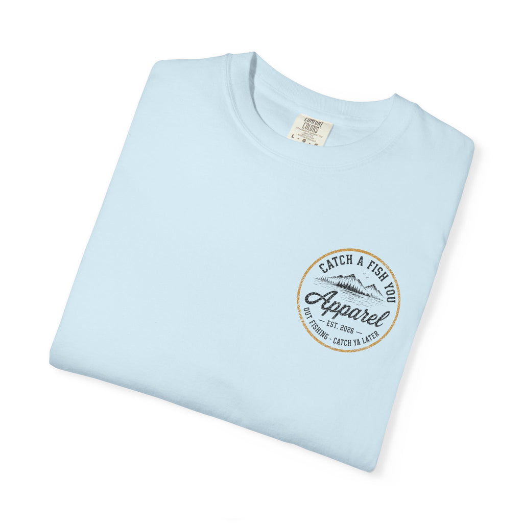 Fishing Boat Graphic T-Shirt — "Catch a Fish You Apparel" Logo Tee