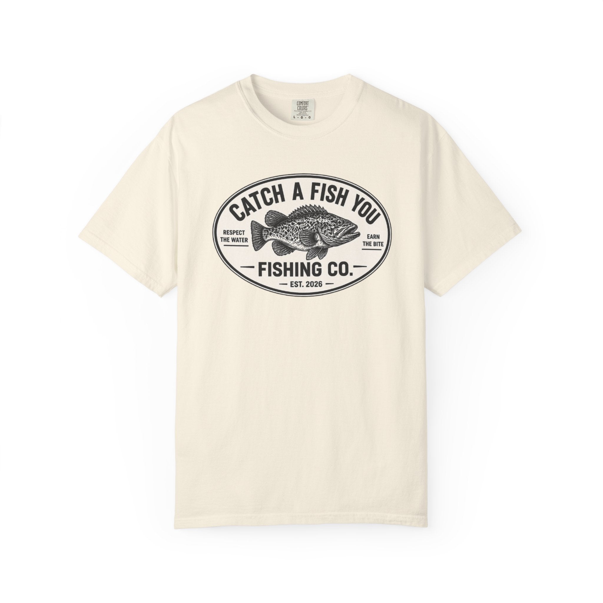 Fishing Co. Vintage Fish Logo T-Shirt — "Catch A Fish You" Graphic Tee