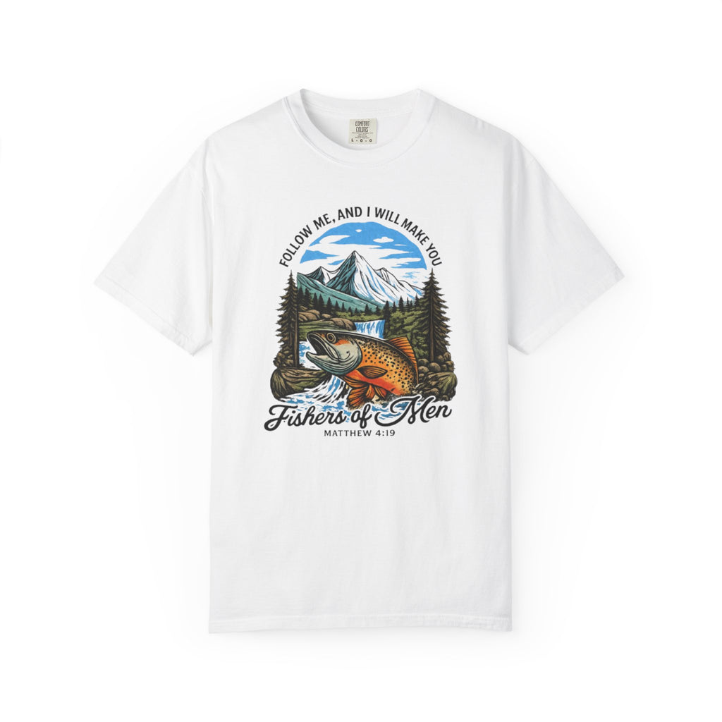 Fishers of Men T-Shirt — Christian Fishing Graphic Tee (Matthew 4:19)