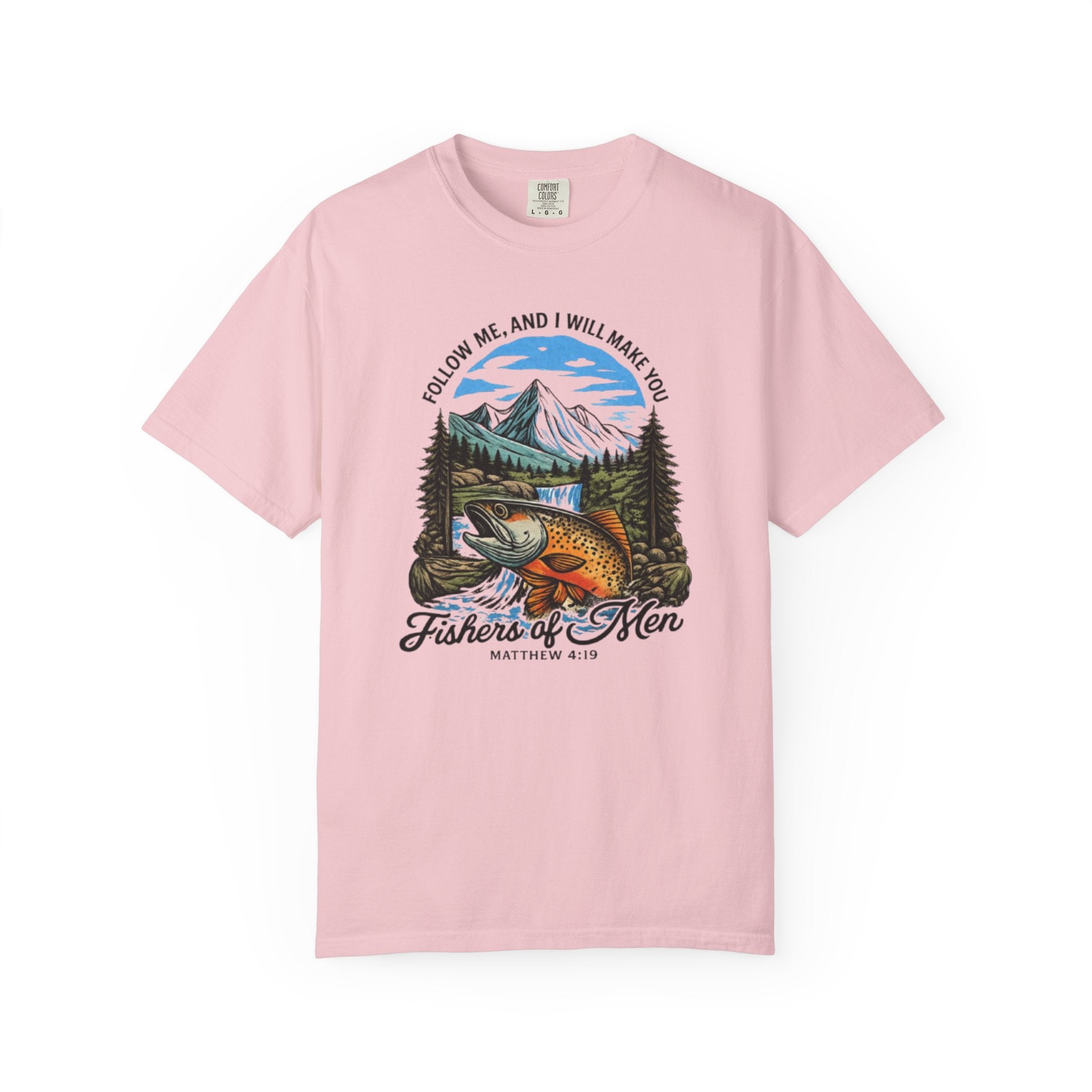 Fishers of Men T-Shirt — Christian Fishing Graphic Tee (Matthew 4:19)