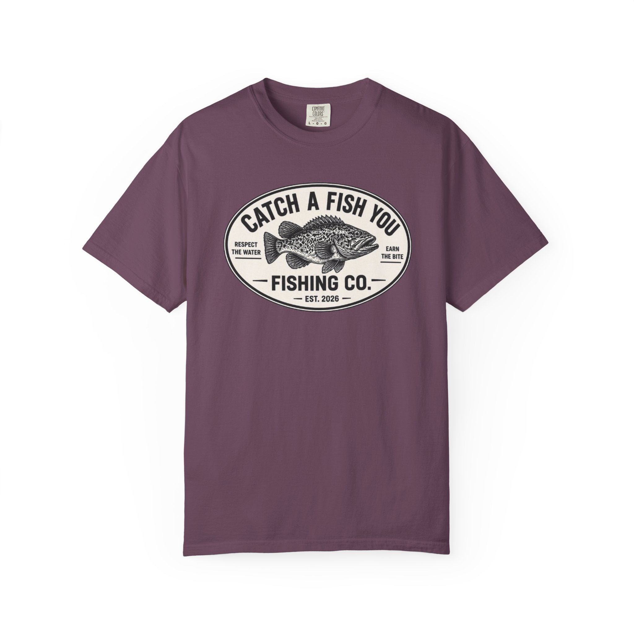 Fishing Co. Vintage Fish Logo T-Shirt — "Catch A Fish You" Graphic Tee
