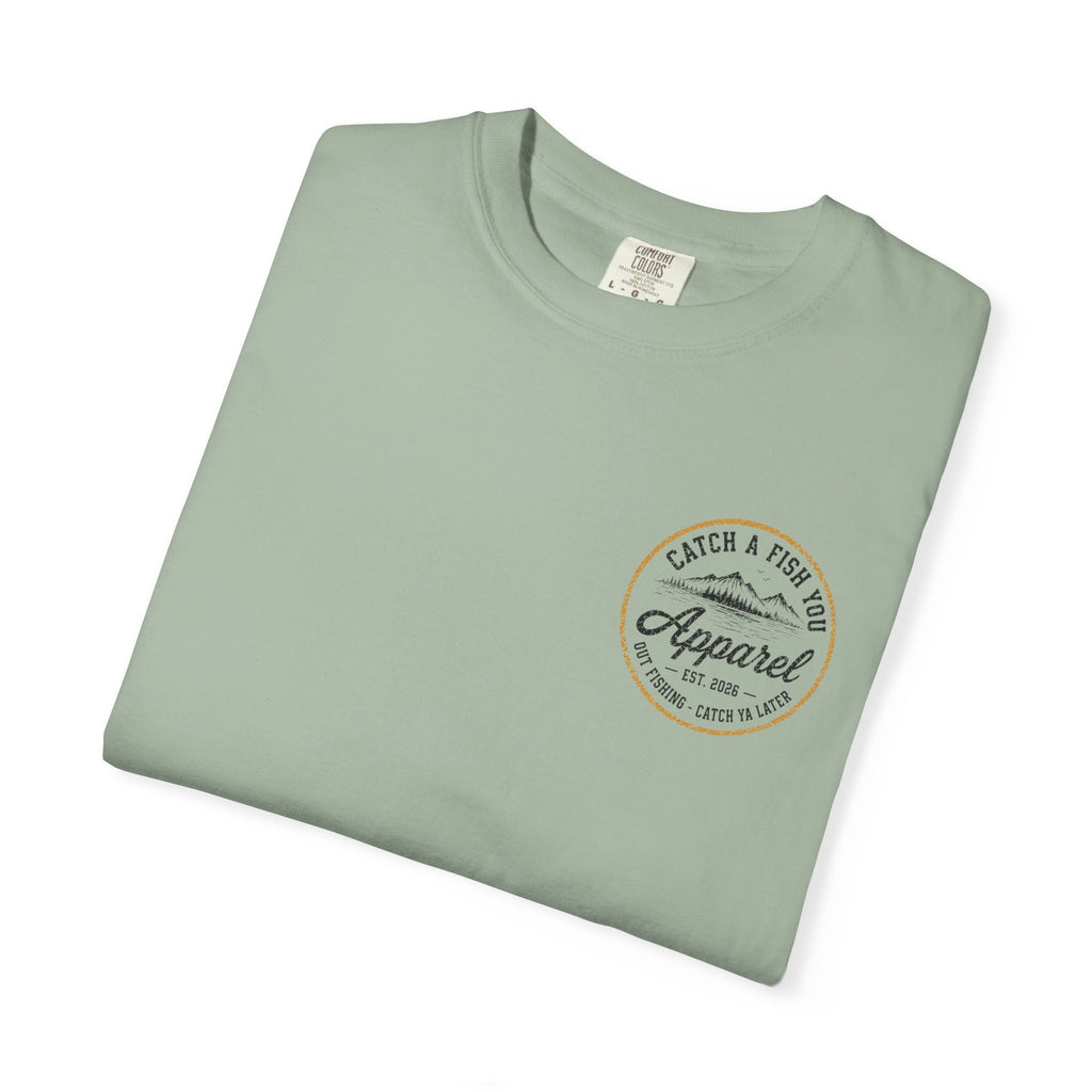 Fishing Boat Graphic T-Shirt — "Catch a Fish You Apparel" Logo Tee