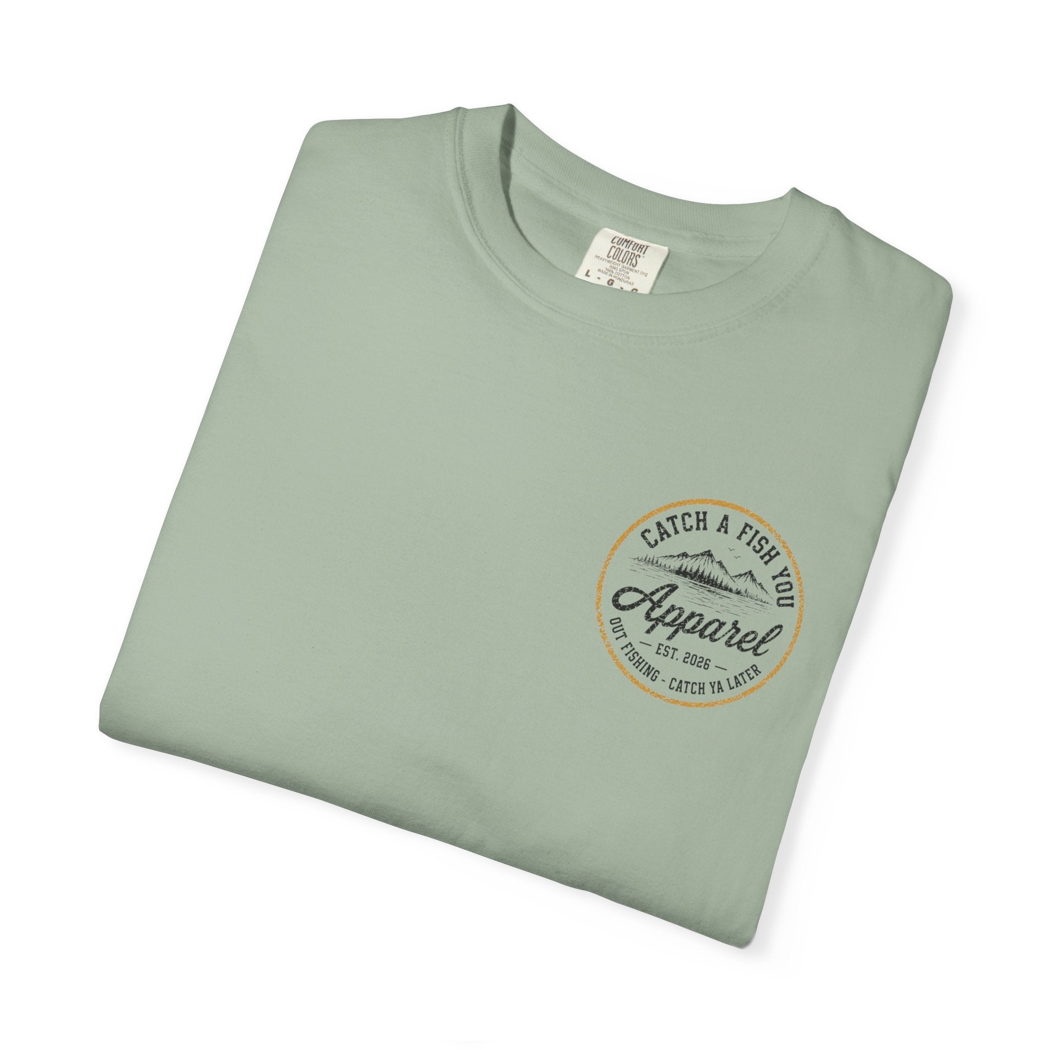 Fishing Boat Graphic T-Shirt — "Catch a Fish You Apparel" Logo Tee