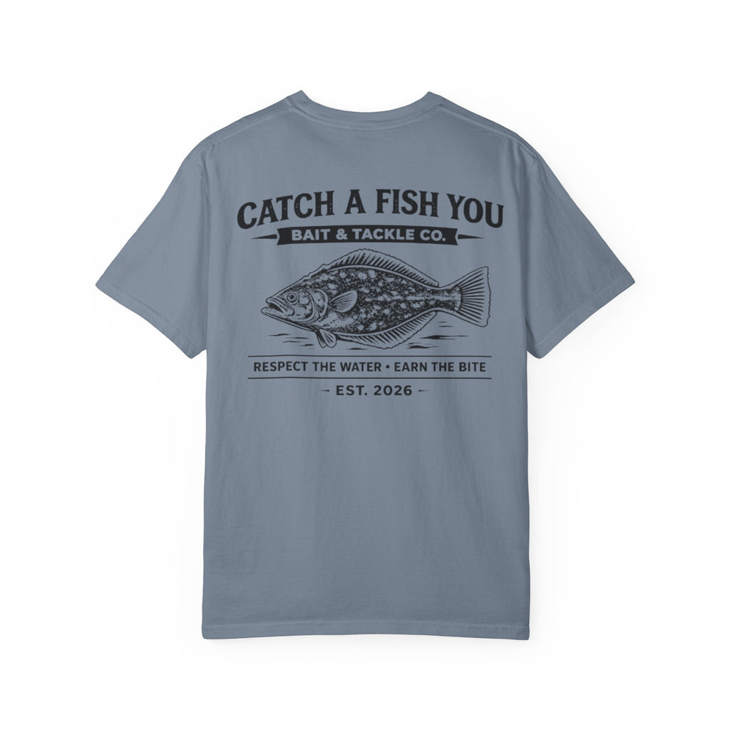 Fishing T-Shirt — "Catch A Fish You" Bait & Tackle Graphic Tee