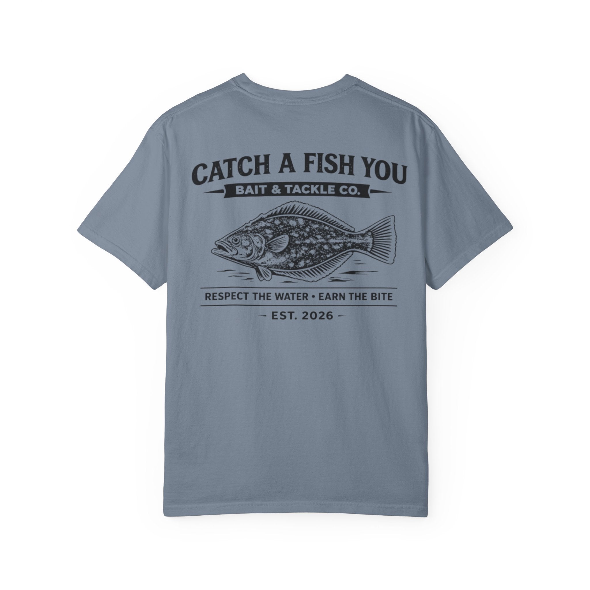 Fishing T-Shirt — "Catch A Fish You" Bait & Tackle Graphic Tee