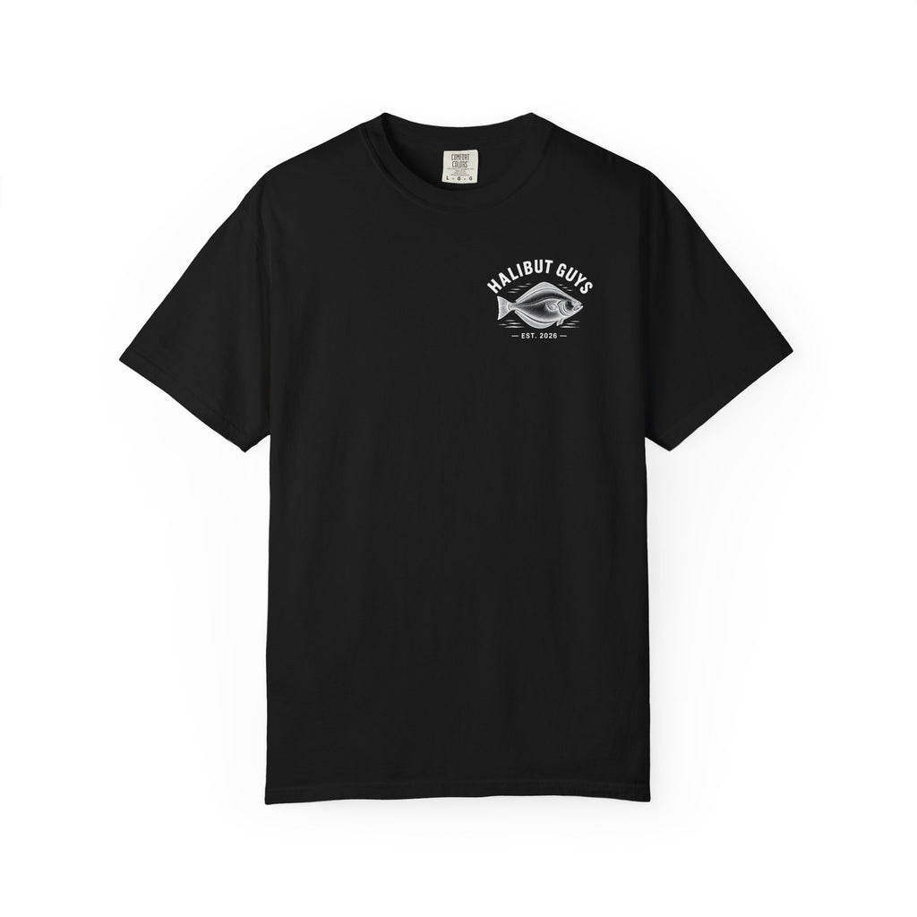 Halibut Guys Fishing T-Shirt — Built for the Bottom Bite (Est. 2026)