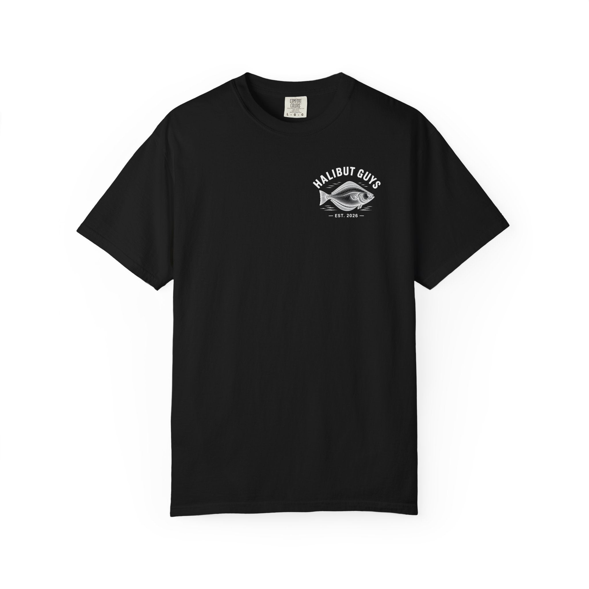 Halibut Guys Fishing T-Shirt — Built for the Bottom Bite (Est. 2026)