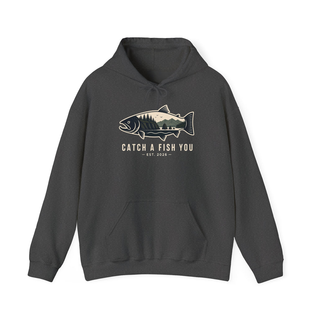Catch A Fish You Hoodie — Vintage Fishing Fish Graphic Sweatshirt