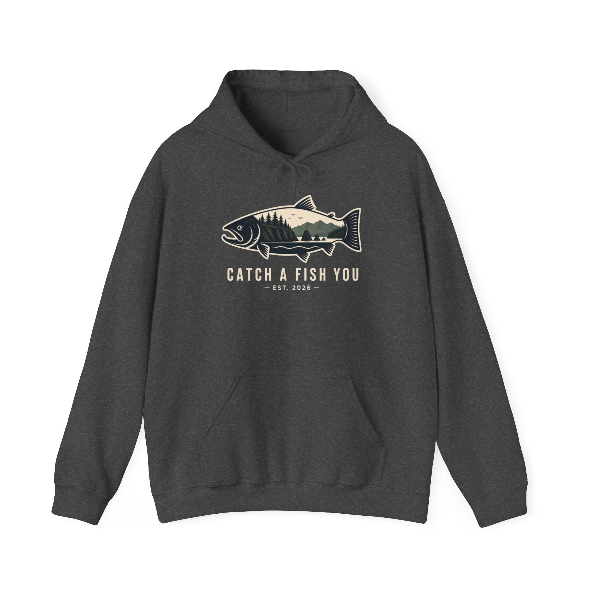 Catch A Fish You Hoodie — Vintage Fishing Fish Graphic Sweatshirt