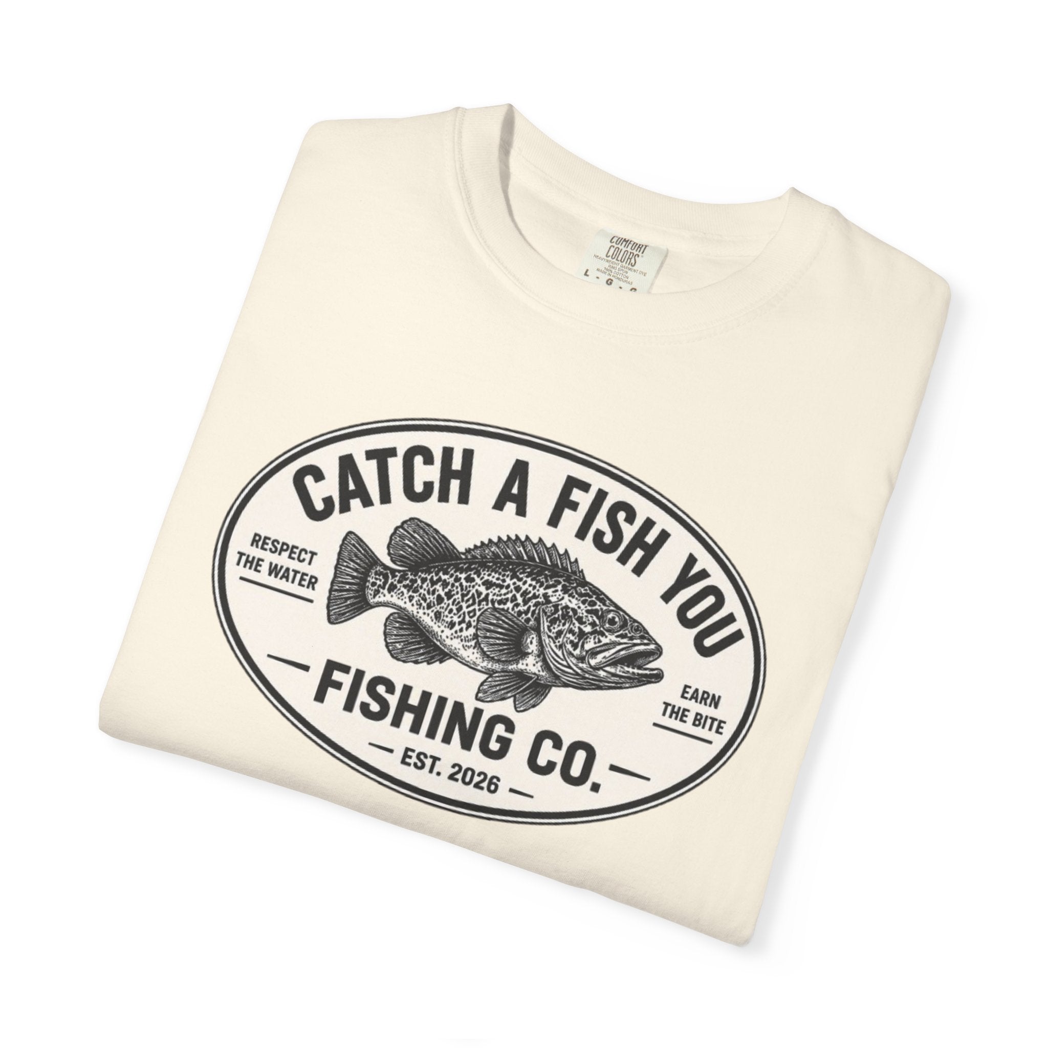 Fishing Co. Vintage Fish Logo T-Shirt — "Catch A Fish You" Graphic Tee