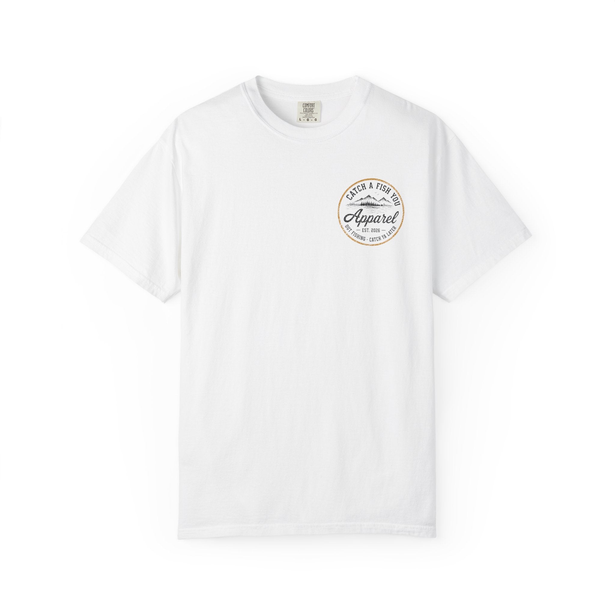 Fishing Boat Graphic T-Shirt — "Catch a Fish You Apparel" Logo Tee