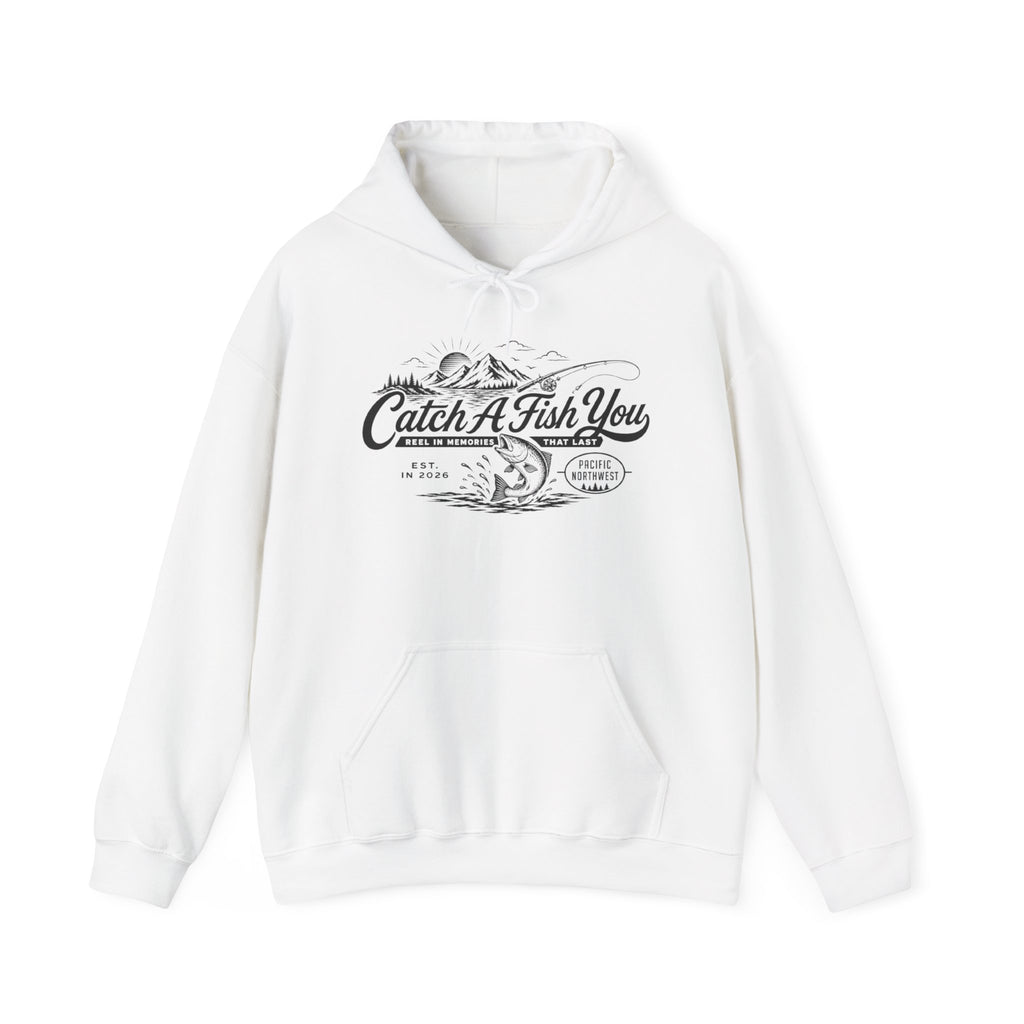 Catch A Fish You Hoodie — Vintage Fishing Graphic Hoodie
