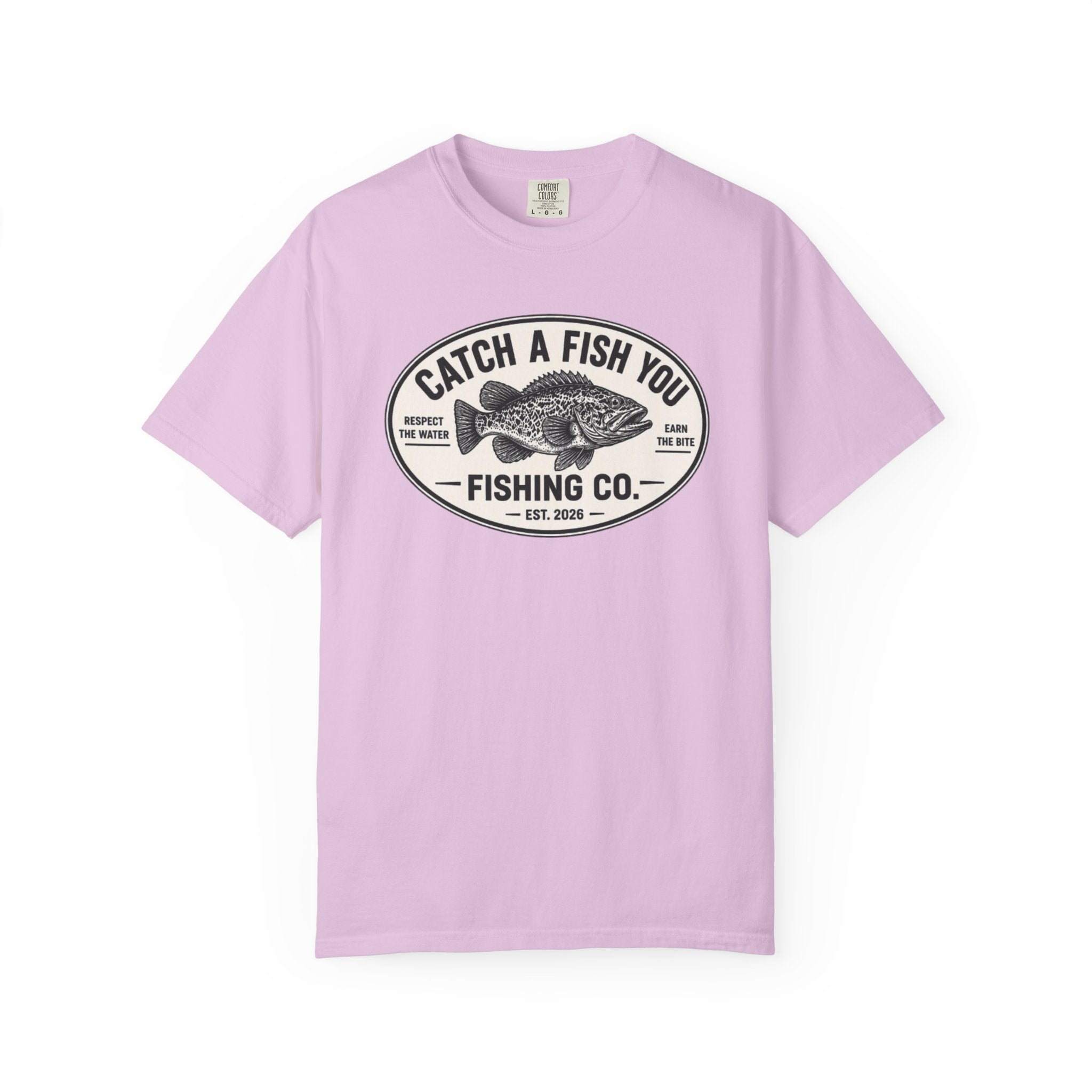 Fishing Co. Vintage Fish Logo T-Shirt — "Catch A Fish You" Graphic Tee