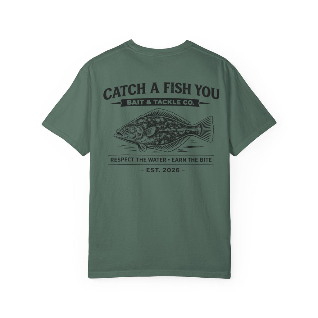Fishing T-Shirt — "Catch A Fish You" Bait & Tackle Graphic Tee