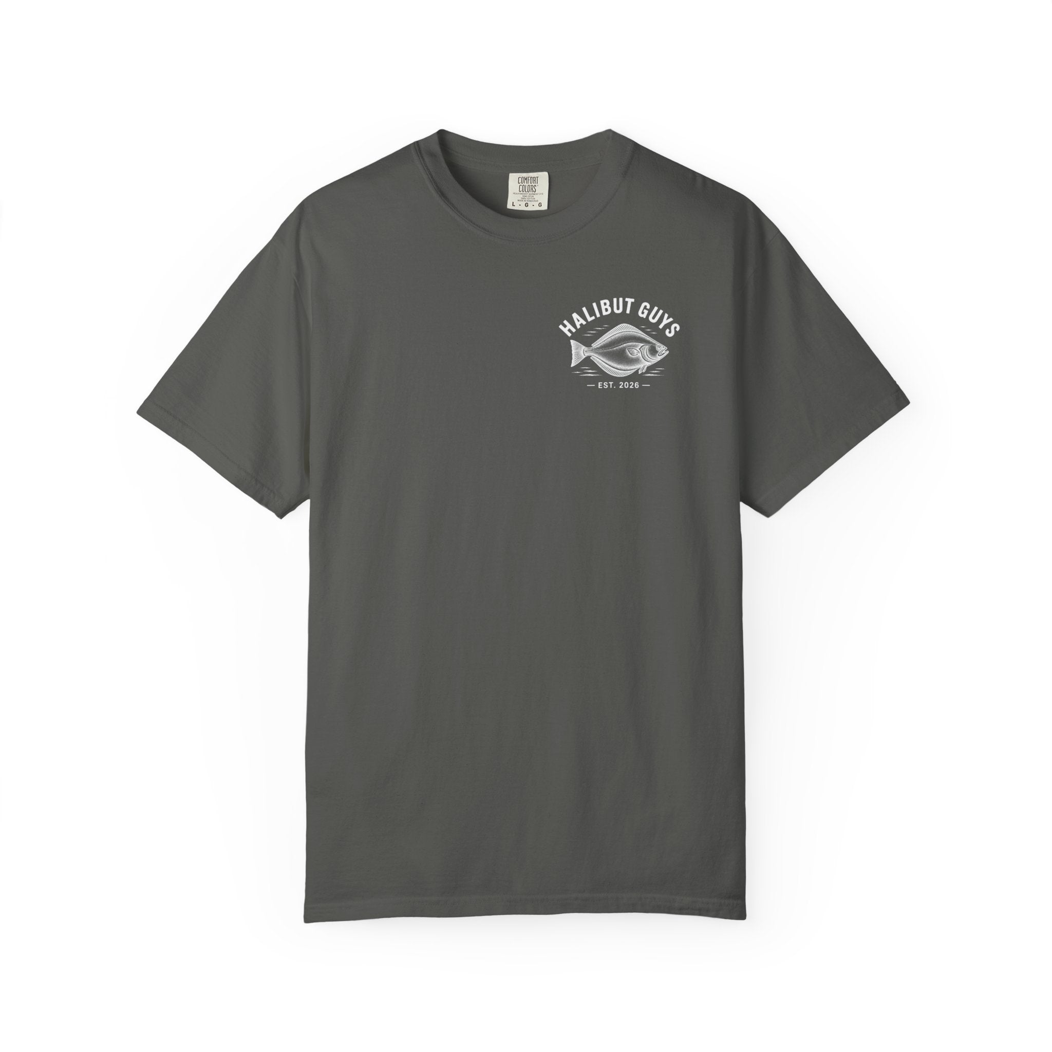 Halibut Guys Fishing T-Shirt — Built for the Bottom Bite (Est. 2026)
