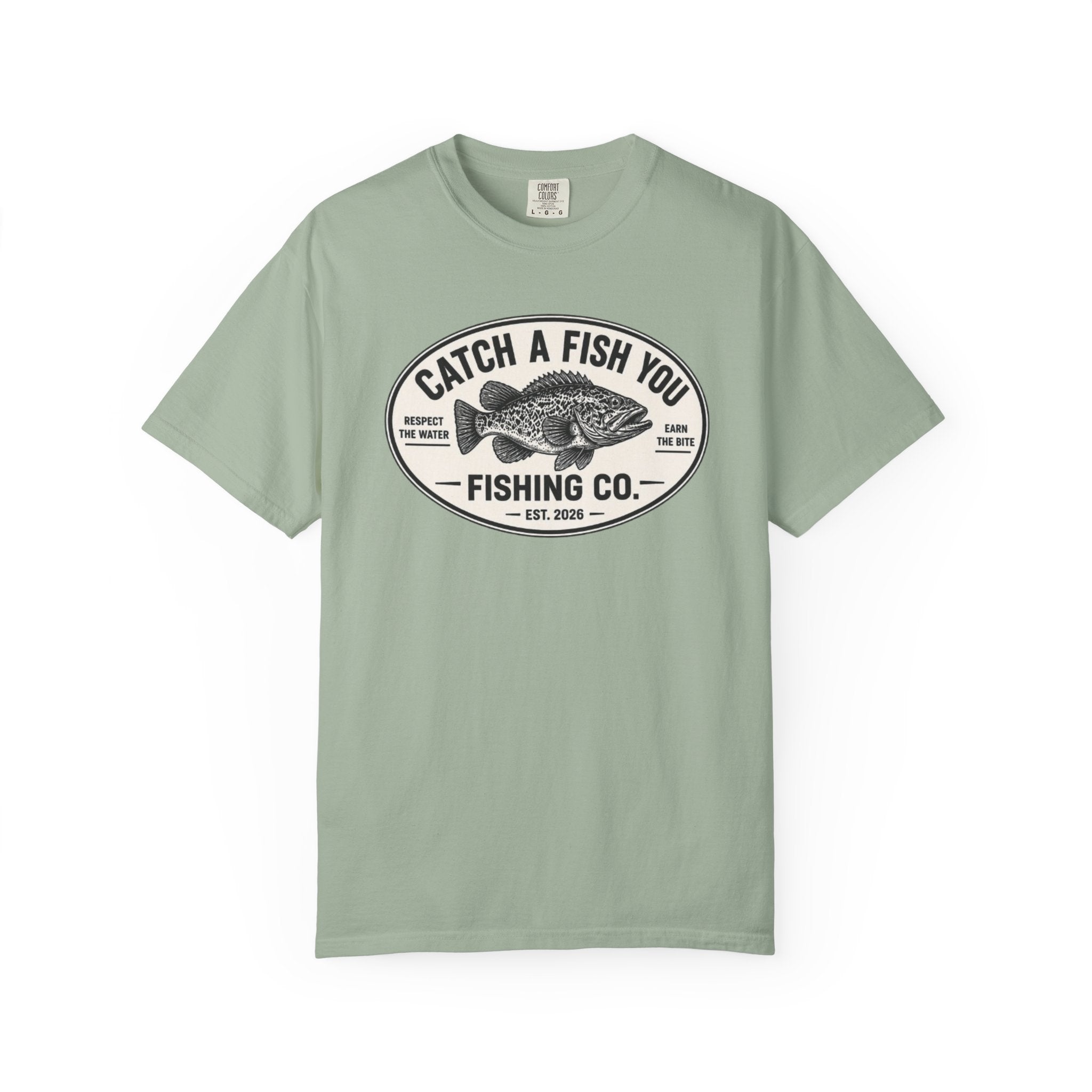 Fishing Co. Vintage Fish Logo T-Shirt — "Catch A Fish You" Graphic Tee