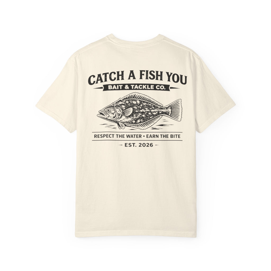 Fishing T-Shirt — "Catch A Fish You" Bait & Tackle Graphic Tee