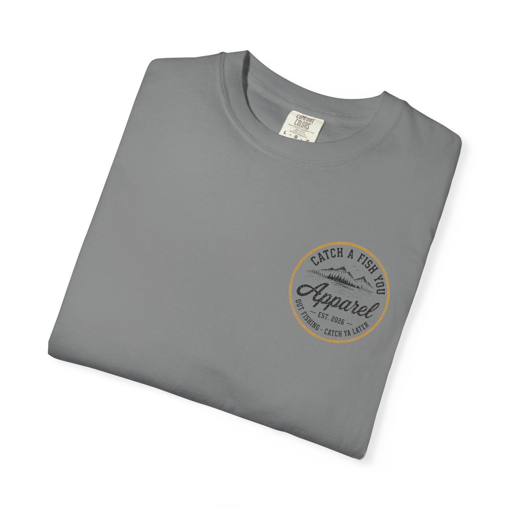 Fishing Boat Graphic T-Shirt — "Catch a Fish You Apparel" Logo Tee