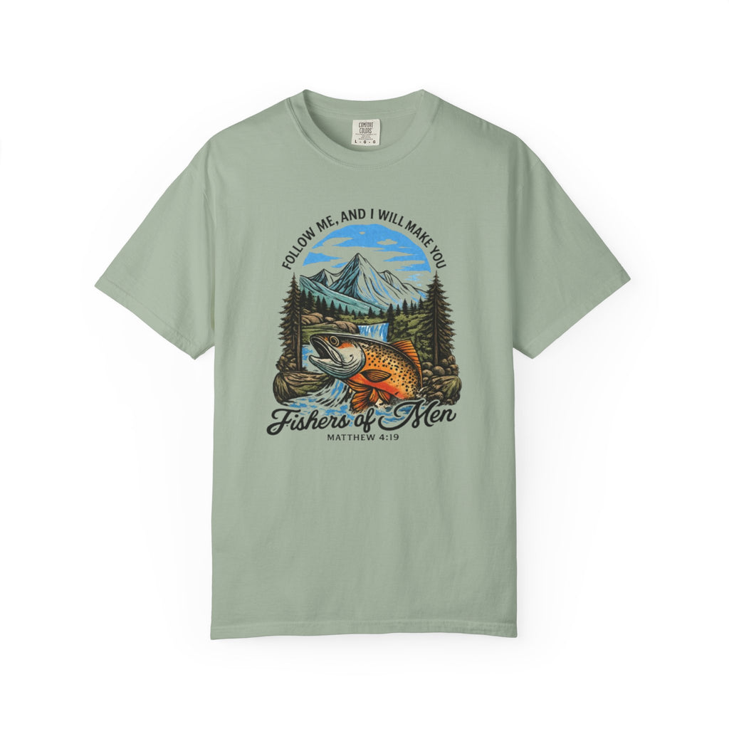 Fishers of Men T-Shirt — Christian Fishing Graphic Tee (Matthew 4:19)