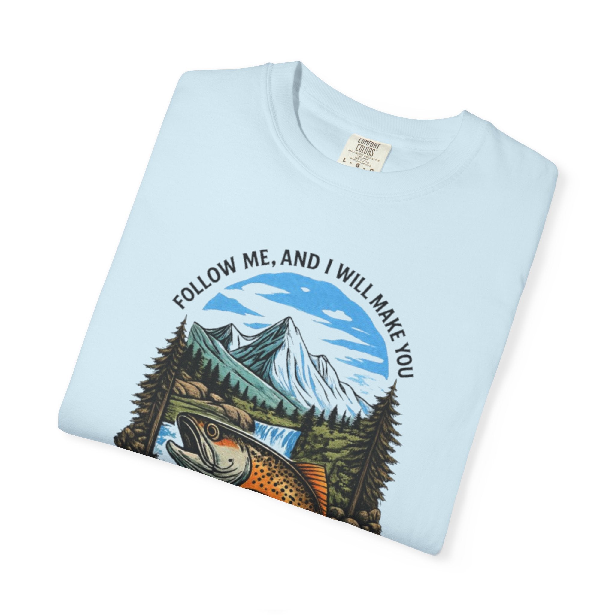 Fishers of Men T-Shirt — Christian Fishing Graphic Tee (Matthew 4:19)
