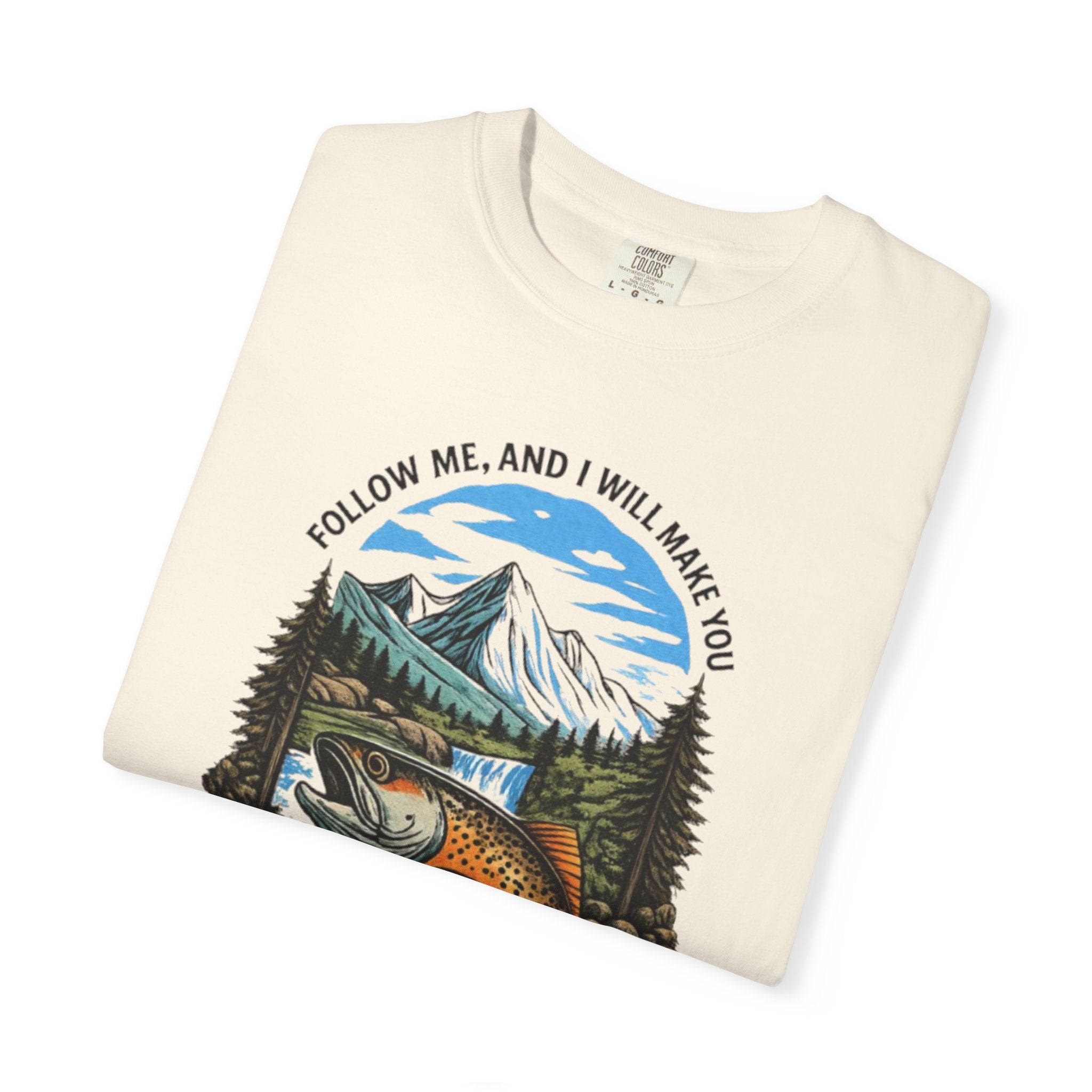 Fishers of Men T-Shirt — Christian Fishing Graphic Tee (Matthew 4:19)