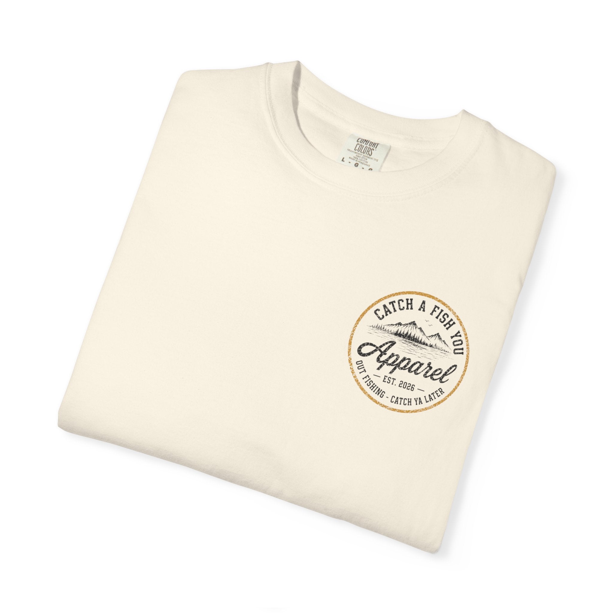 Fishing Boat Graphic T-Shirt — "Catch a Fish You Apparel" Logo Tee