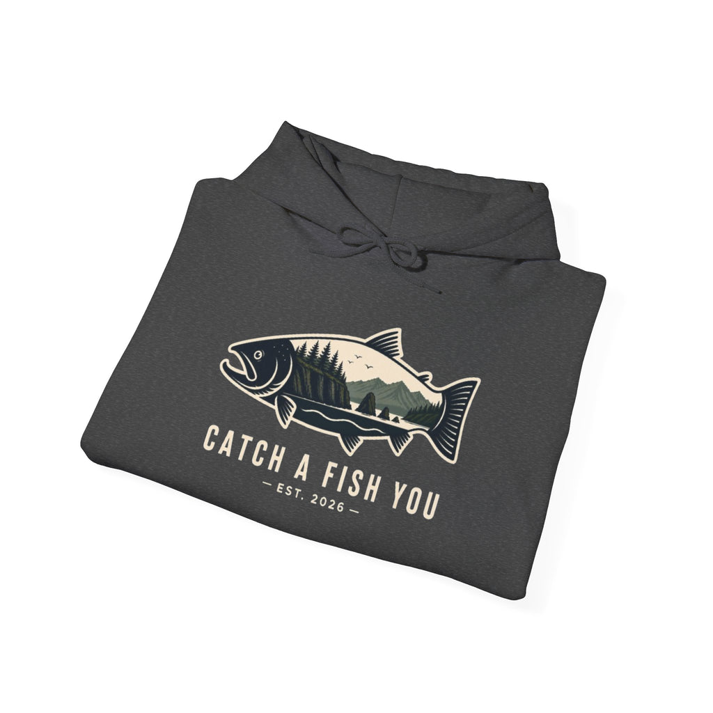 Catch A Fish You Hoodie — Vintage Fishing Fish Graphic Sweatshirt