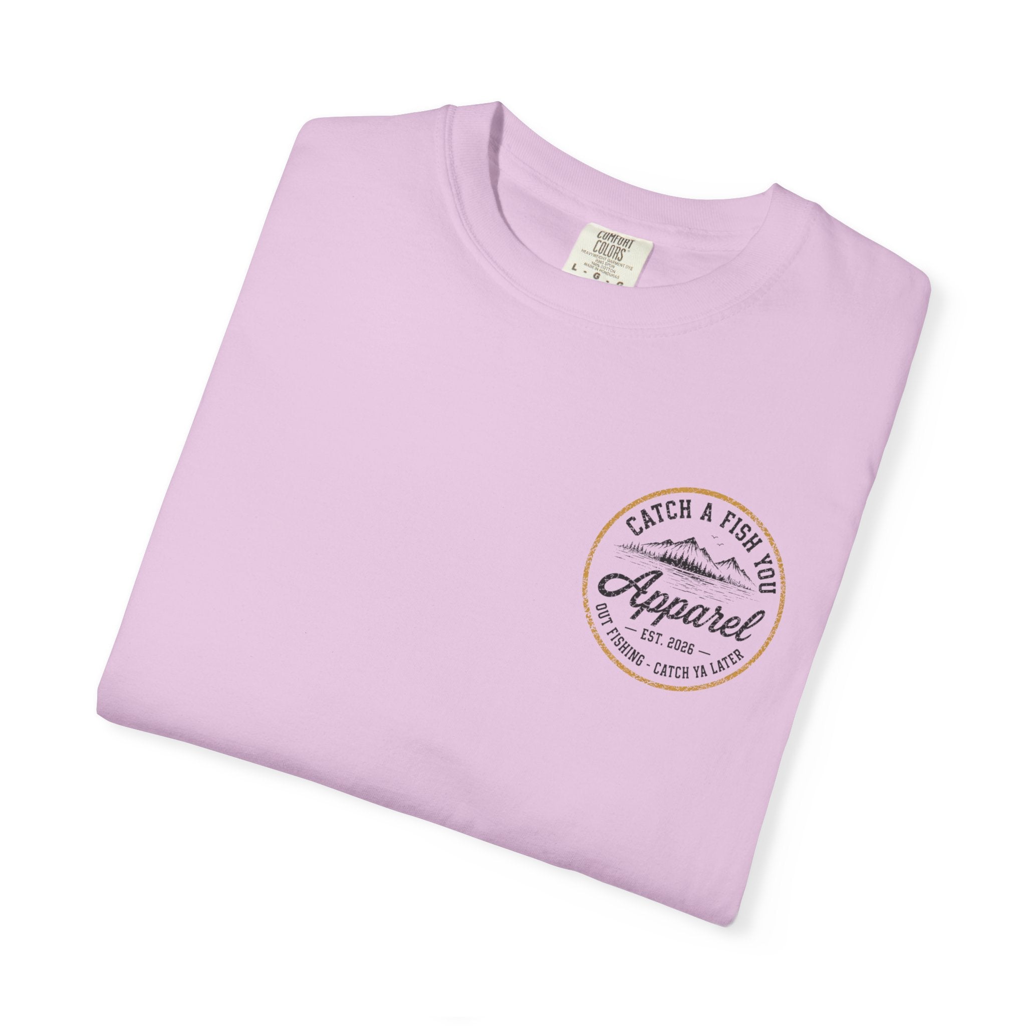 Fishing Boat Graphic T-Shirt — "Catch a Fish You Apparel" Logo Tee
