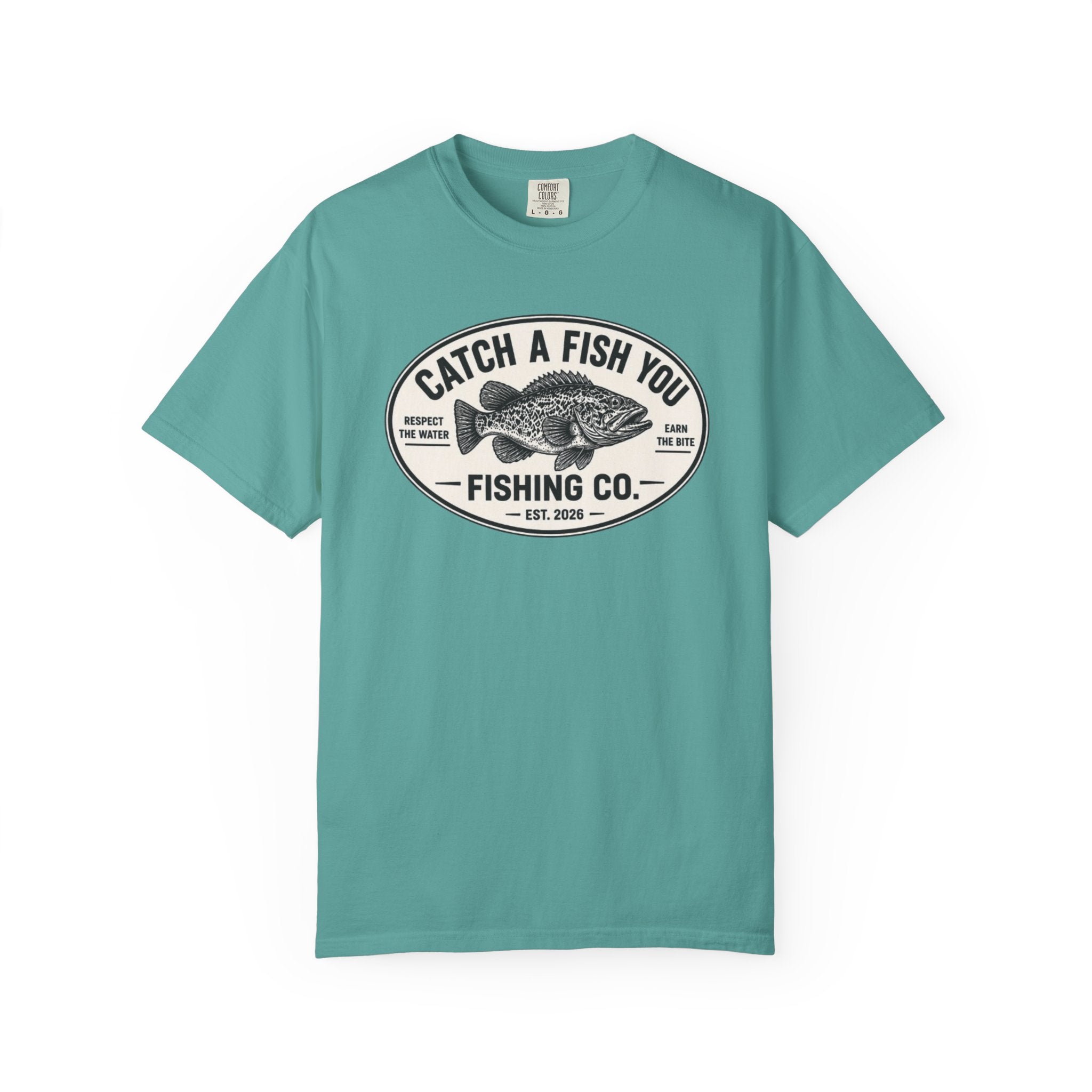 Fishing Co. Vintage Fish Logo T-Shirt — "Catch A Fish You" Graphic Tee