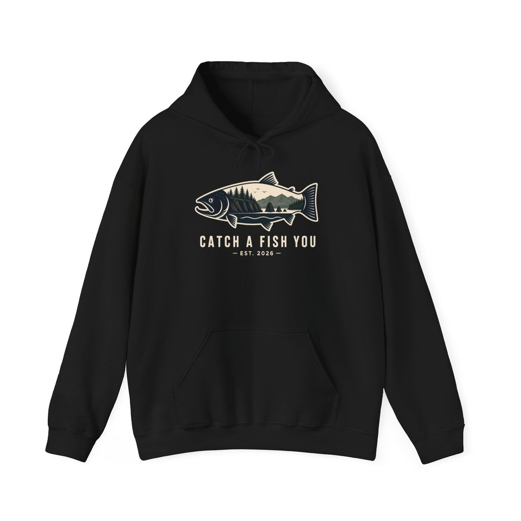Catch A Fish You Hoodie — Vintage Fishing Fish Graphic Sweatshirt