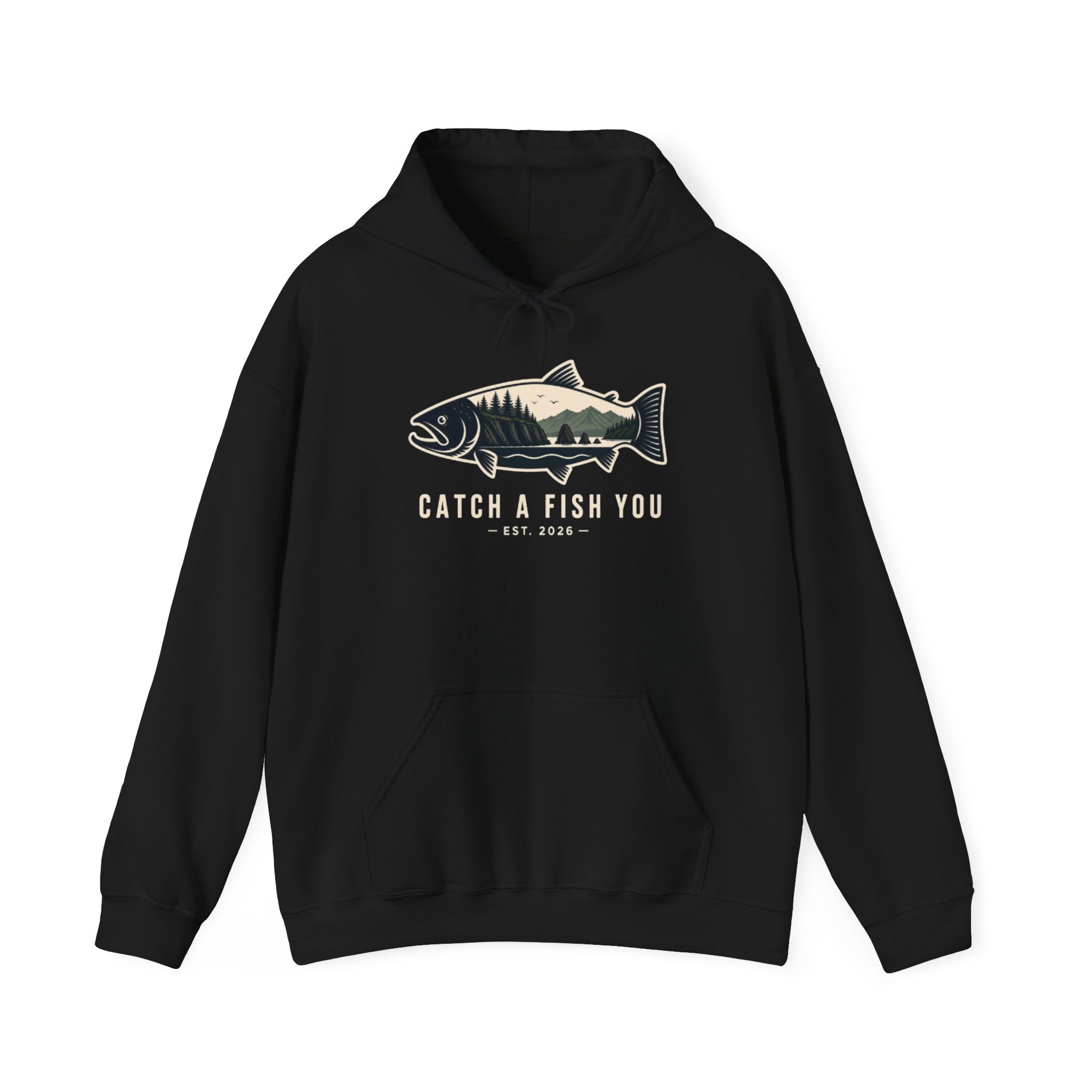 Catch A Fish You Hoodie — Vintage Fishing Fish Graphic Sweatshirt