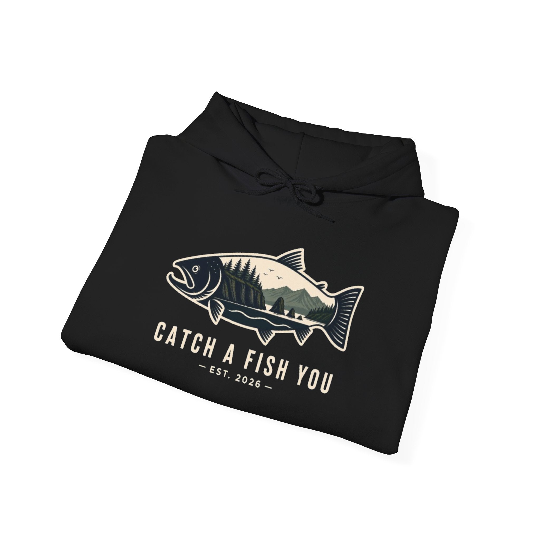 Catch A Fish You Hoodie — Vintage Fishing Fish Graphic Sweatshirt