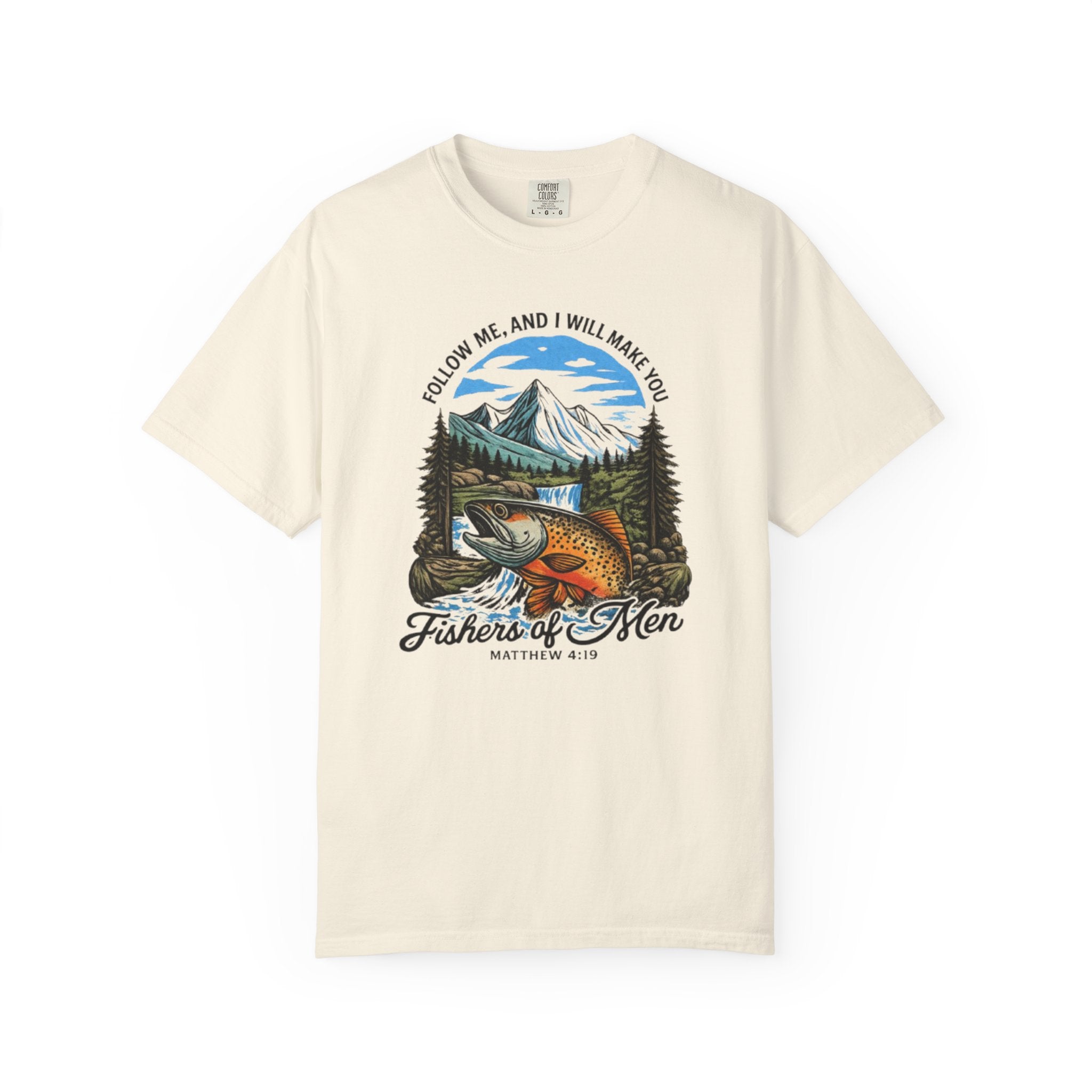 Fishers of Men T-Shirt — Christian Fishing Graphic Tee (Matthew 4:19)