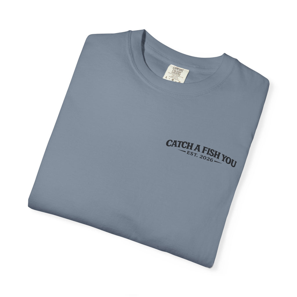 Fishing T-Shirt — "Catch A Fish You" Bait & Tackle Graphic Tee