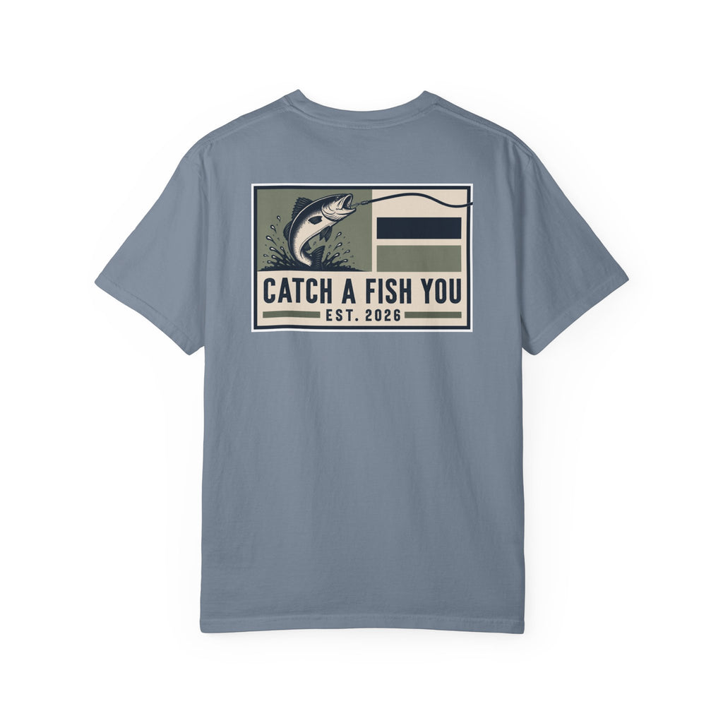 Fishing Graphic T-Shirt — “Catch a Fish You” Vintage Angler Tee