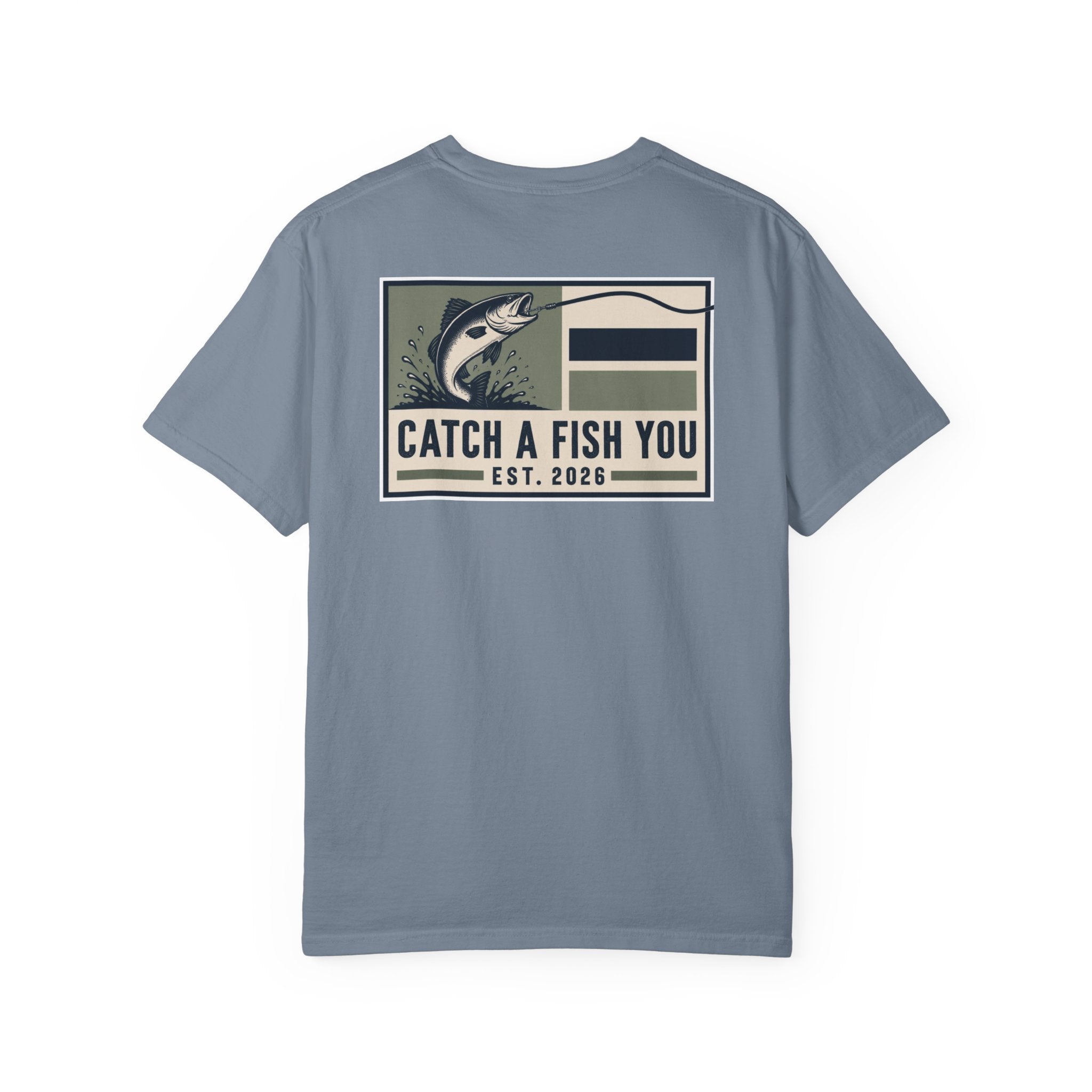 Fishing Graphic T-Shirt — “Catch a Fish You” Vintage Angler Tee