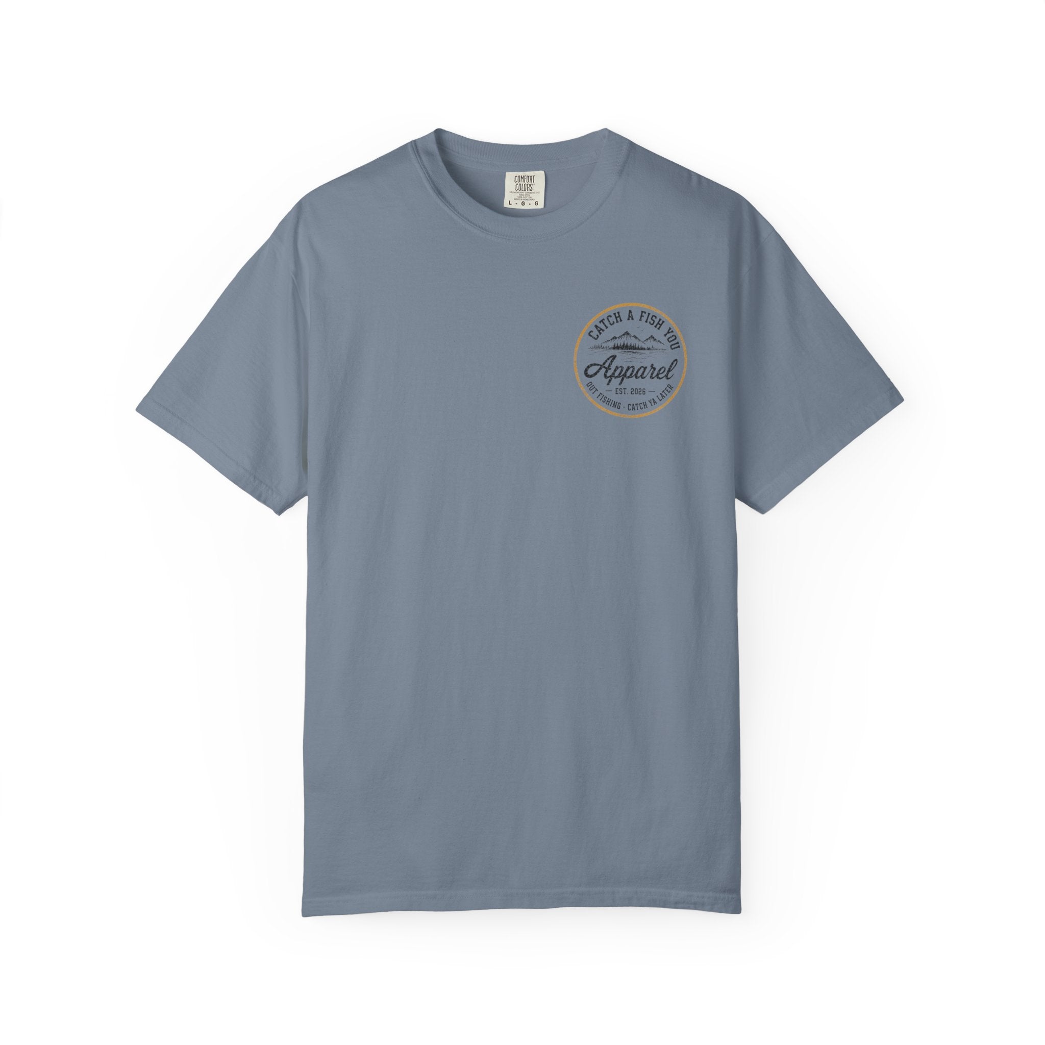 Fishing Boat Graphic T-Shirt — "Catch a Fish You Apparel" Logo Tee