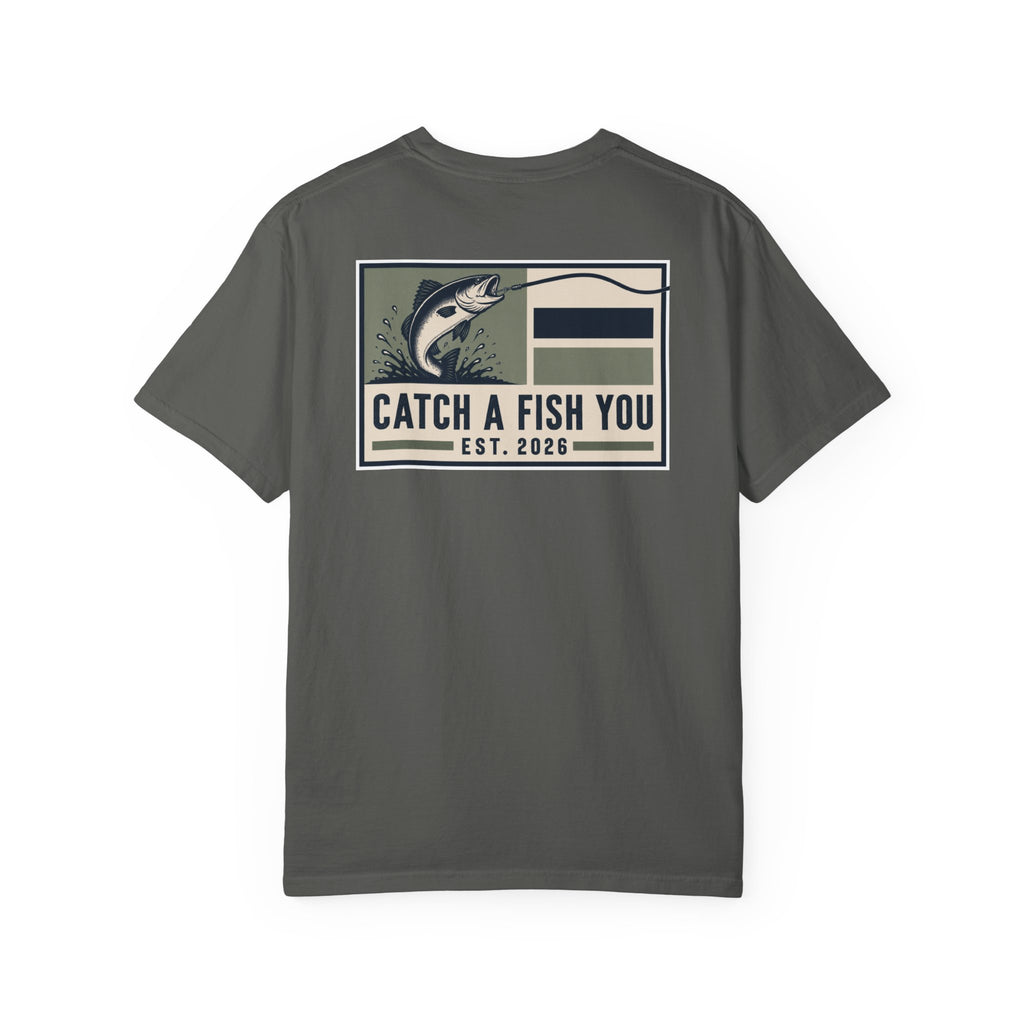 Fishing Graphic T-Shirt — “Catch a Fish You” Vintage Angler Tee