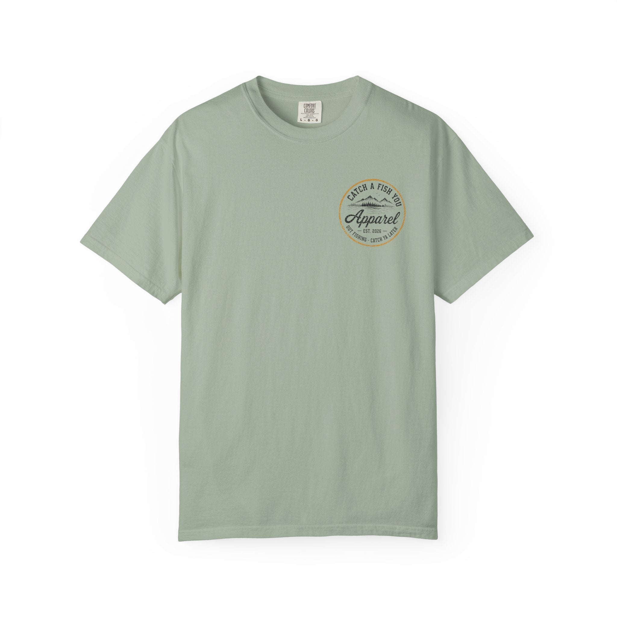 Fishing Boat Graphic T-Shirt — "Catch a Fish You Apparel" Logo Tee