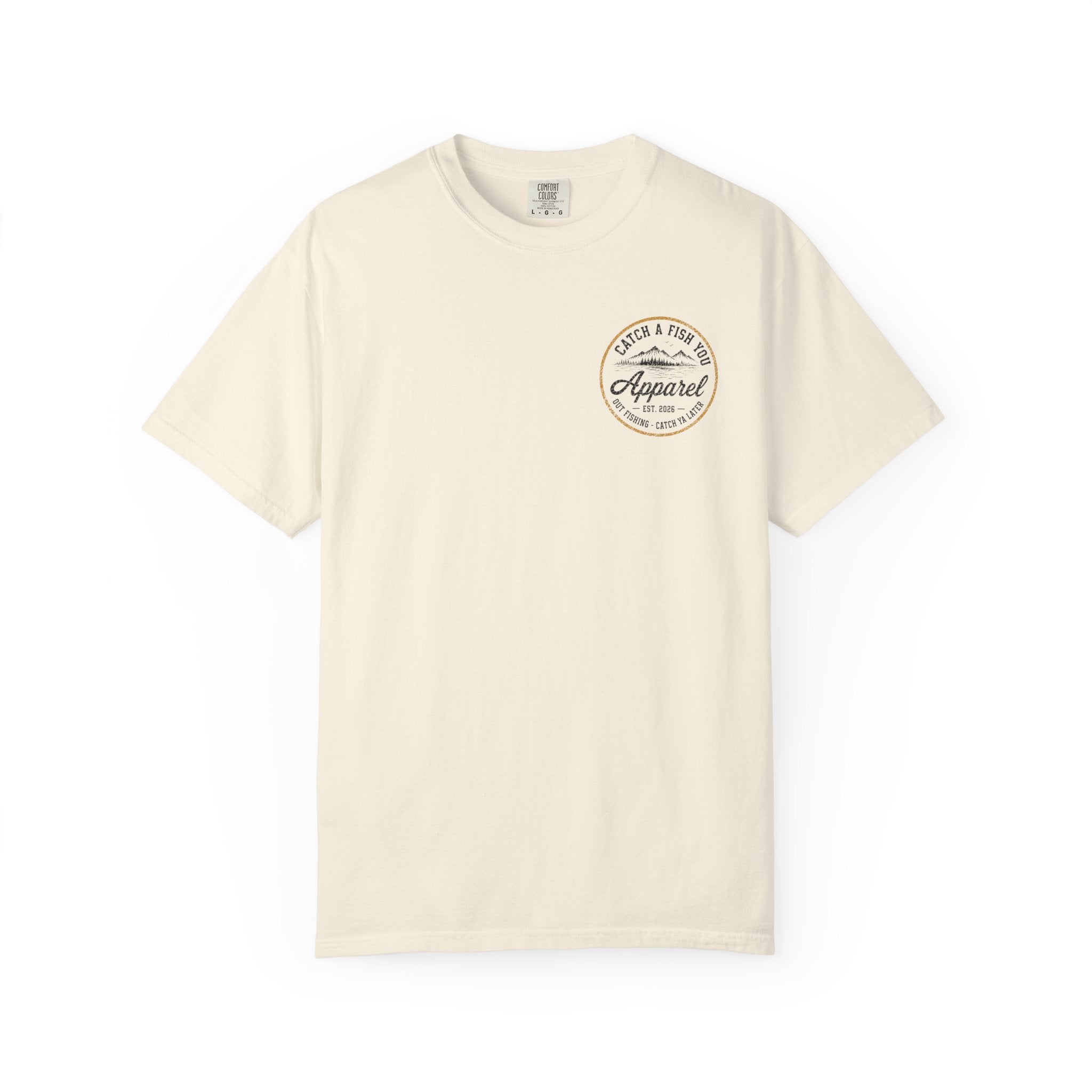 Fishing Boat Graphic T-Shirt — "Catch a Fish You Apparel" Logo Tee