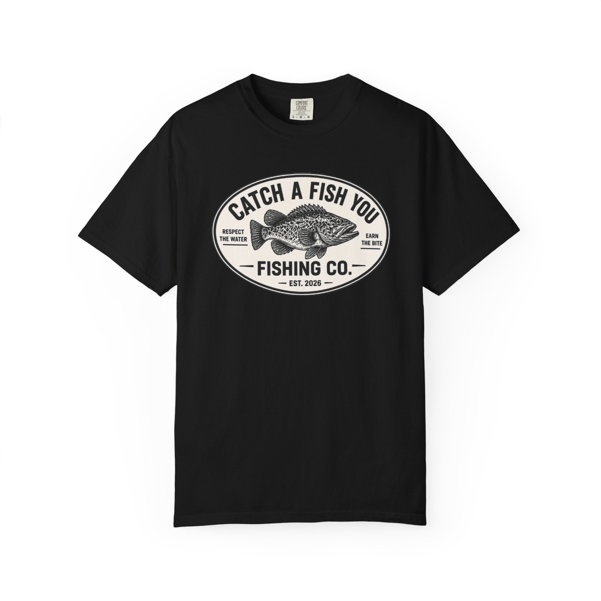 Fishing Co. Vintage Fish Logo T-Shirt — "Catch A Fish You" Graphic Tee