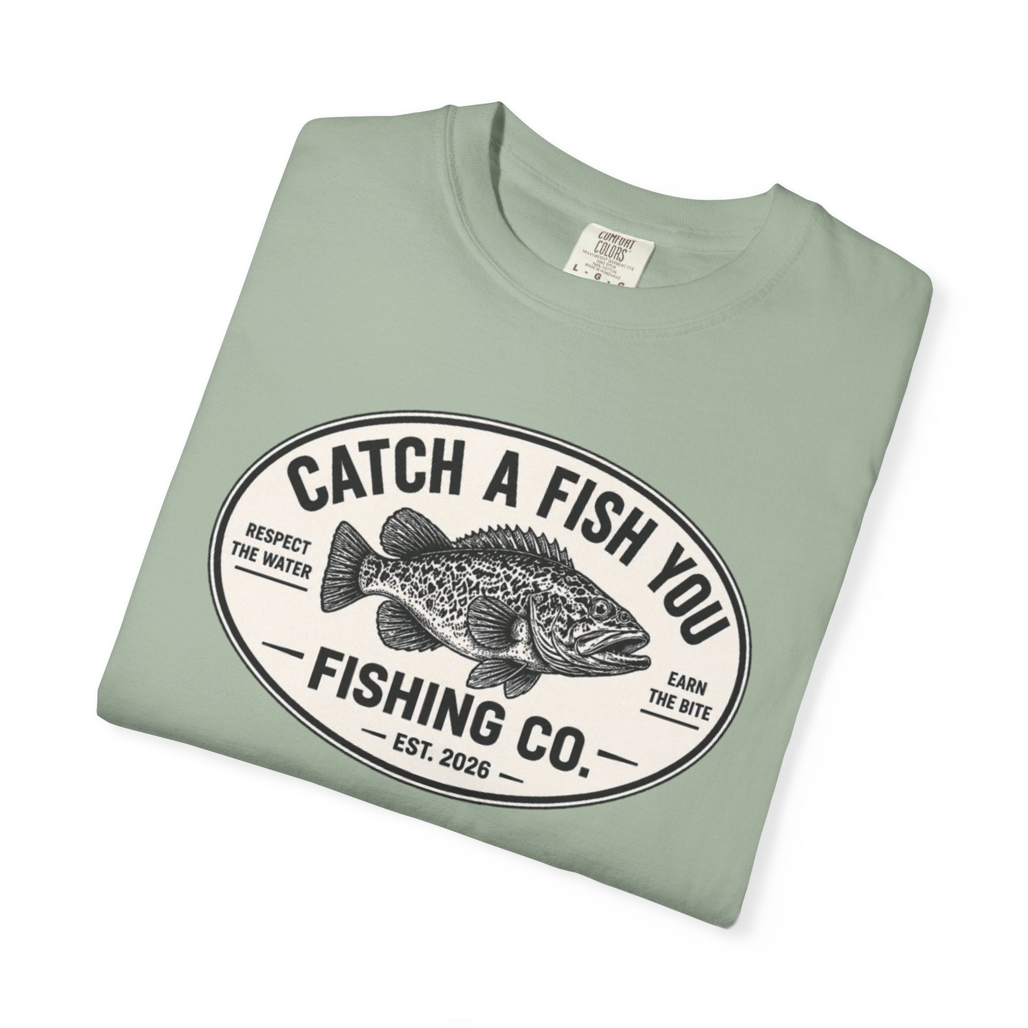 Fishing Co. Vintage Fish Logo T-Shirt — "Catch A Fish You" Graphic Tee