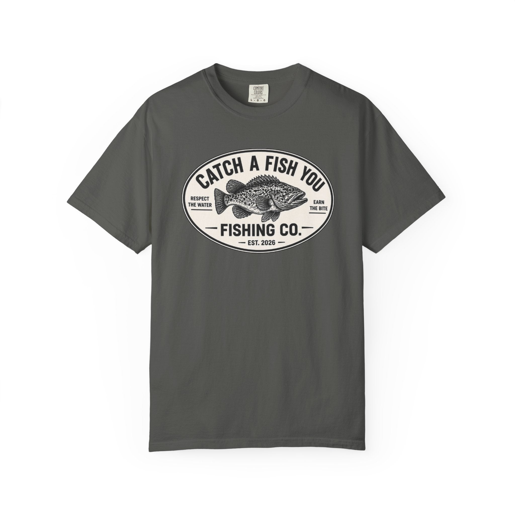 Fishing Co. Vintage Fish Logo T-Shirt — "Catch A Fish You" Graphic Tee