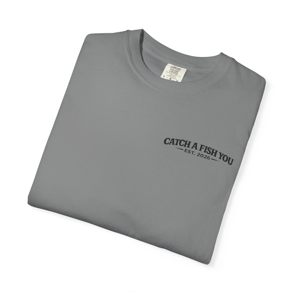 Fishing T-Shirt — "Catch A Fish You" Bait & Tackle Graphic Tee