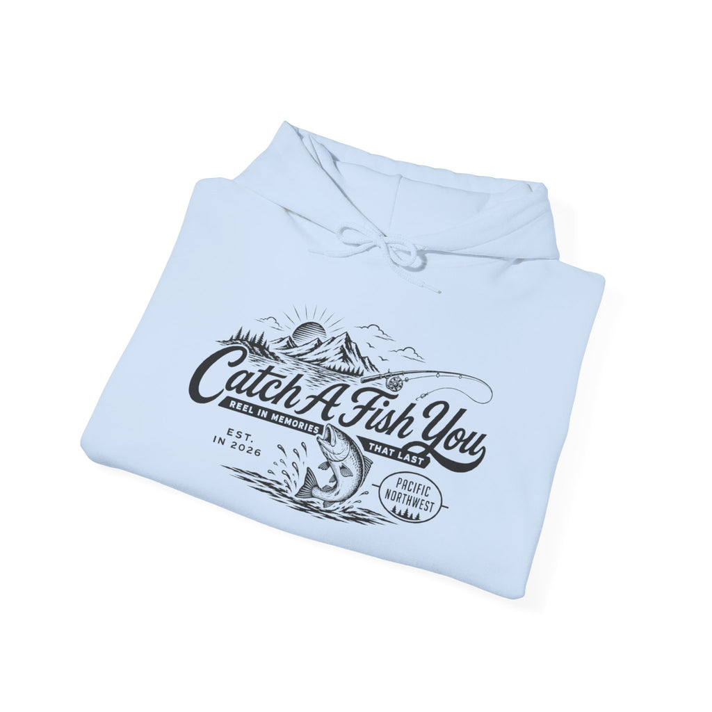 Catch A Fish You Hoodie — Vintage Fishing Graphic Hoodie
