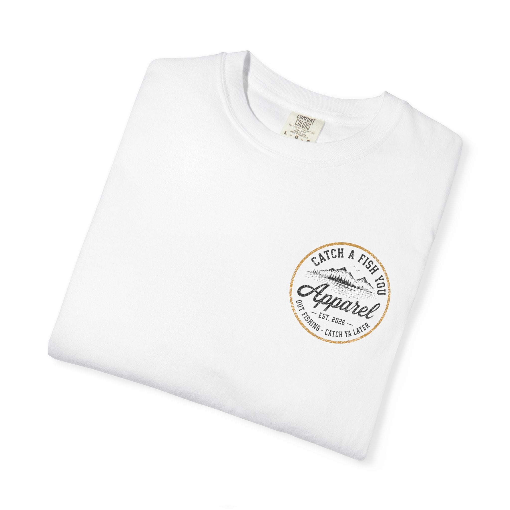 Fishing Boat Graphic T-Shirt — "Catch a Fish You Apparel" Logo Tee