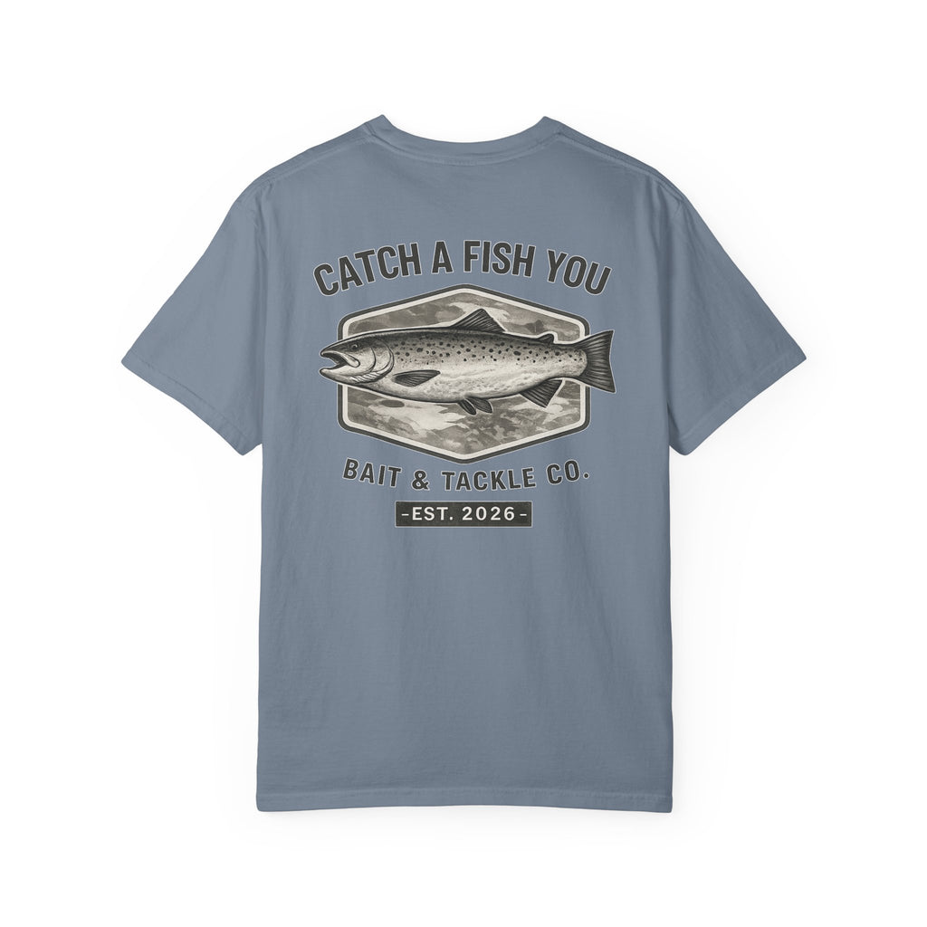 Fishing T-Shirt — “Catch a Fish You” Bait & Tackle Graphic Tee