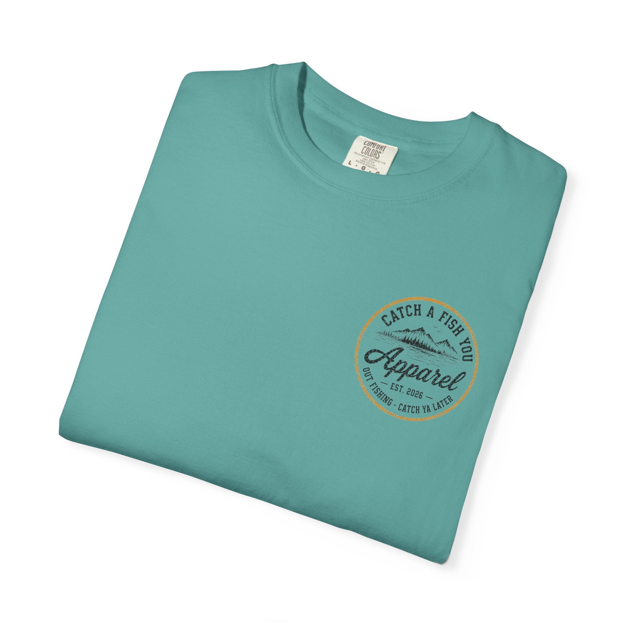 Fishing Boat Graphic T-Shirt — "Catch a Fish You Apparel" Logo Tee