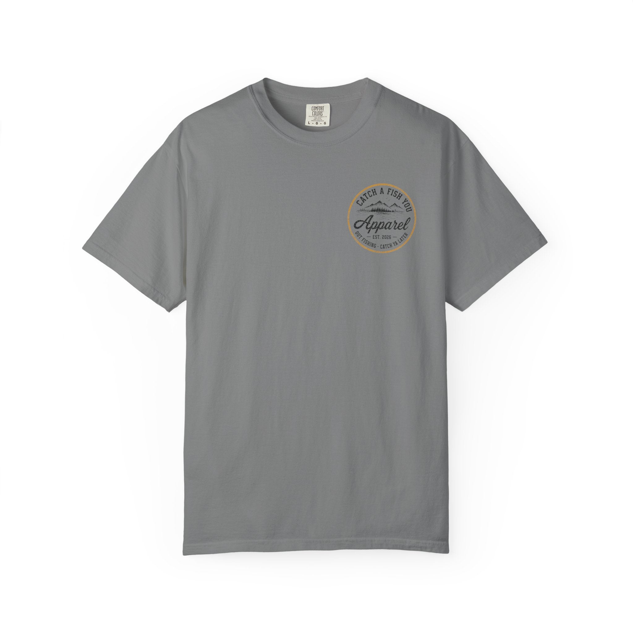 Fishing Boat Graphic T-Shirt — "Catch a Fish You Apparel" Logo Tee